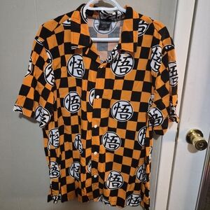DragonBall Z Button Up Shirt